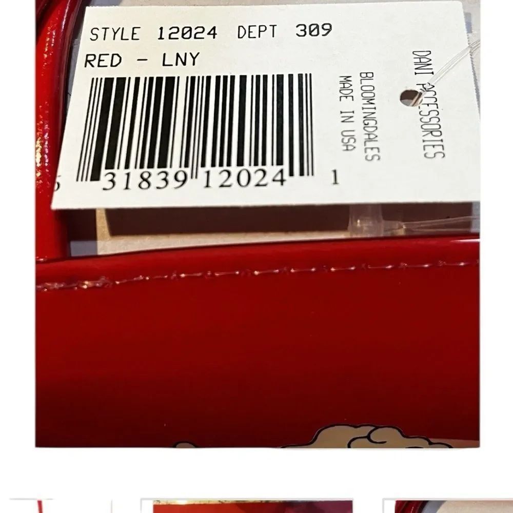 Red Designer Tote Bag - Picture 9 of 9